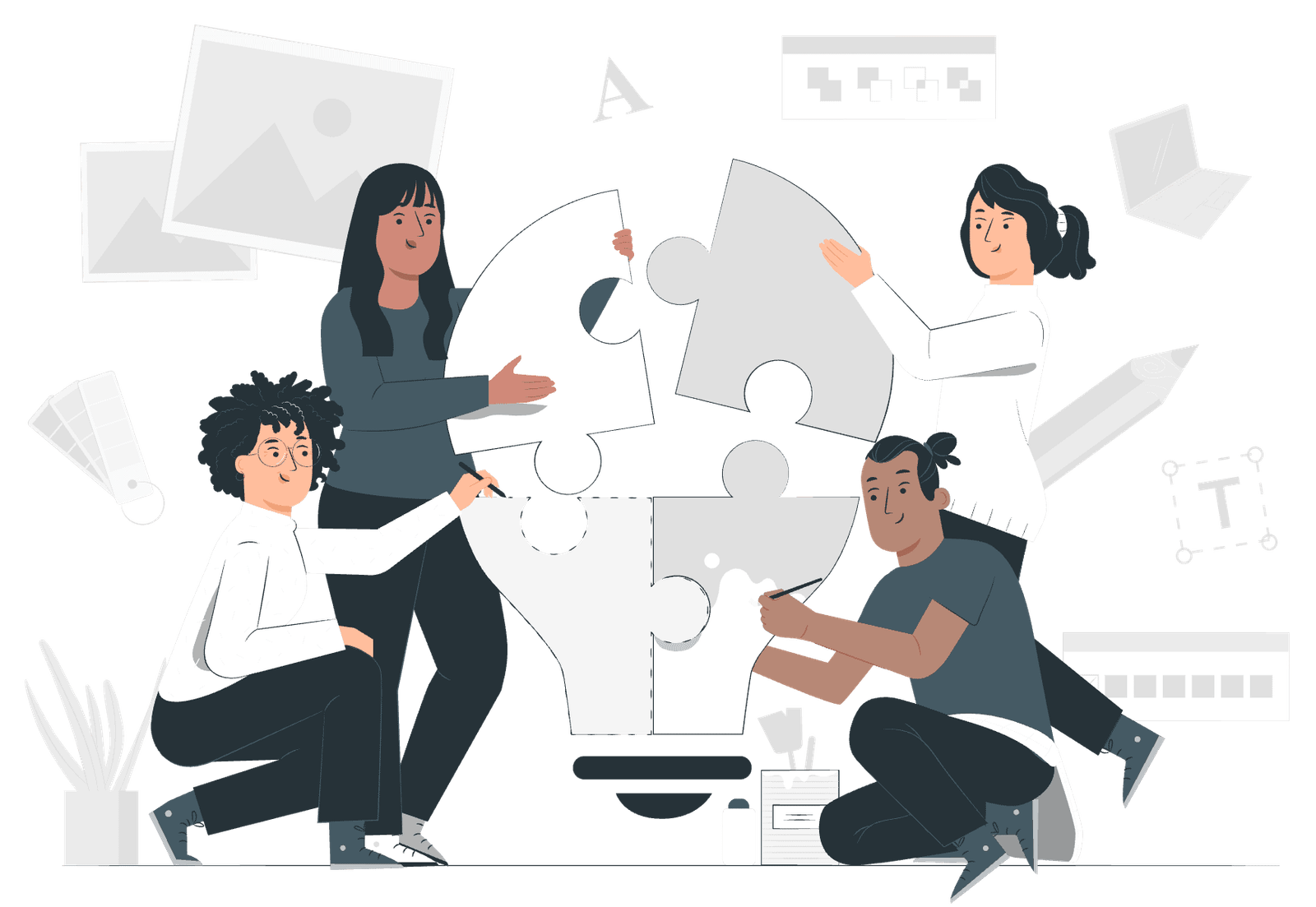 Illustration Ablauf der Zusammenarbeit